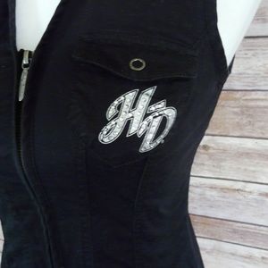 Harley-Davidson Button Down Top